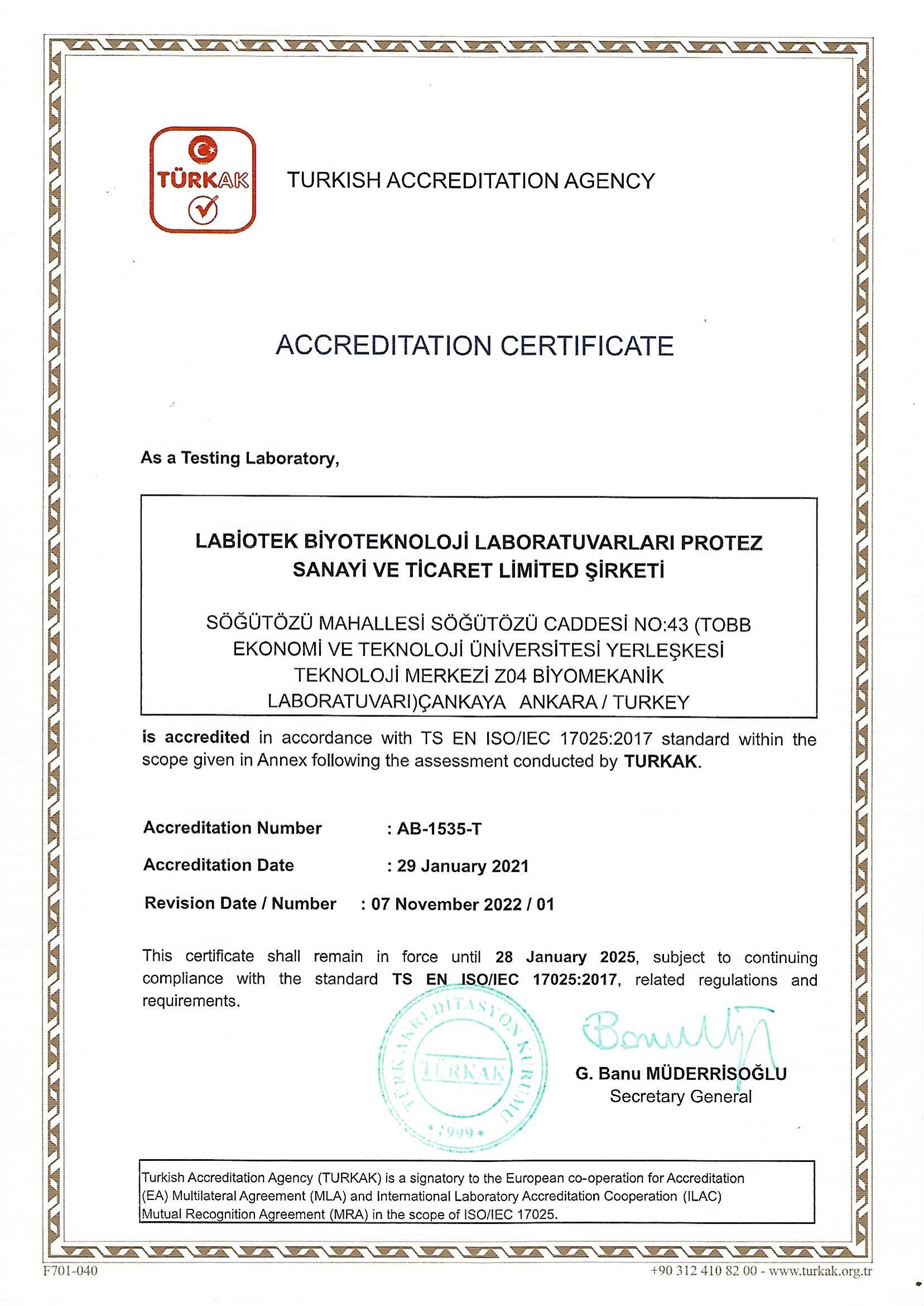 Accreditation Certificate EN